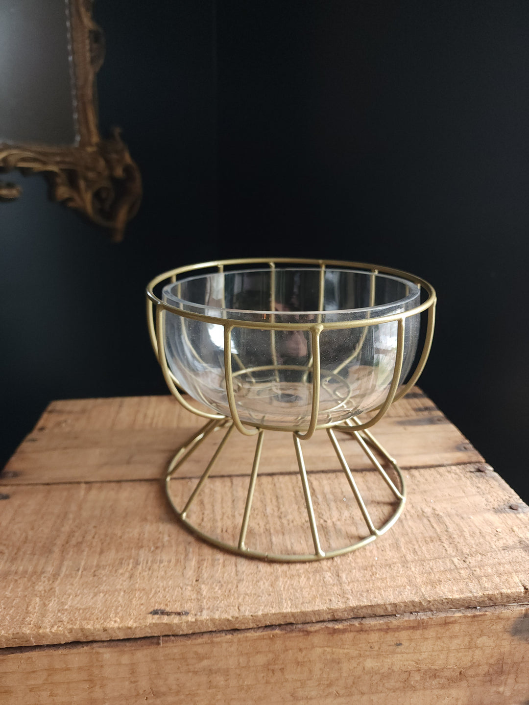 Brass and Glass Decorative Dish