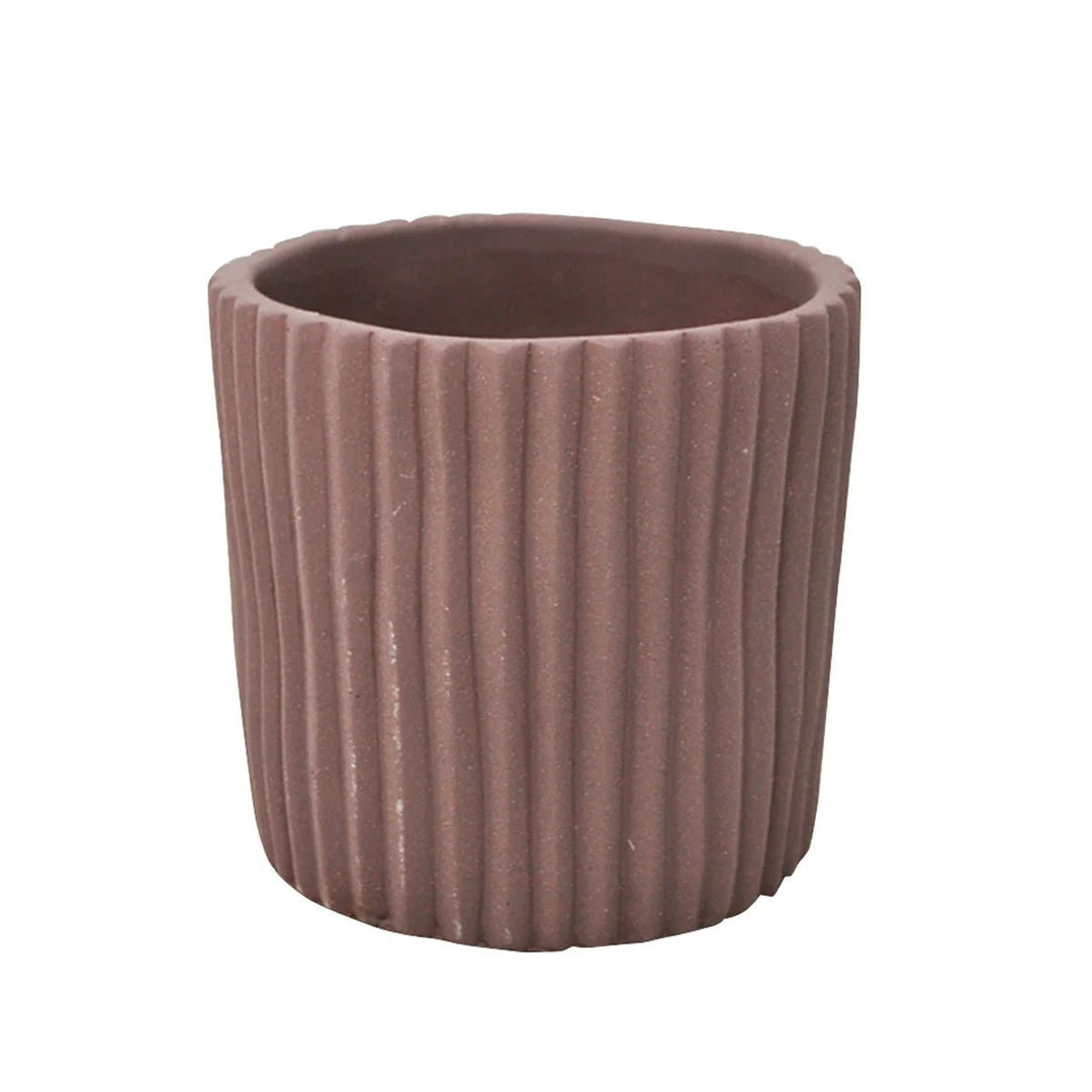 5" Pleated Purple Pot - Grow & Bloom Co.