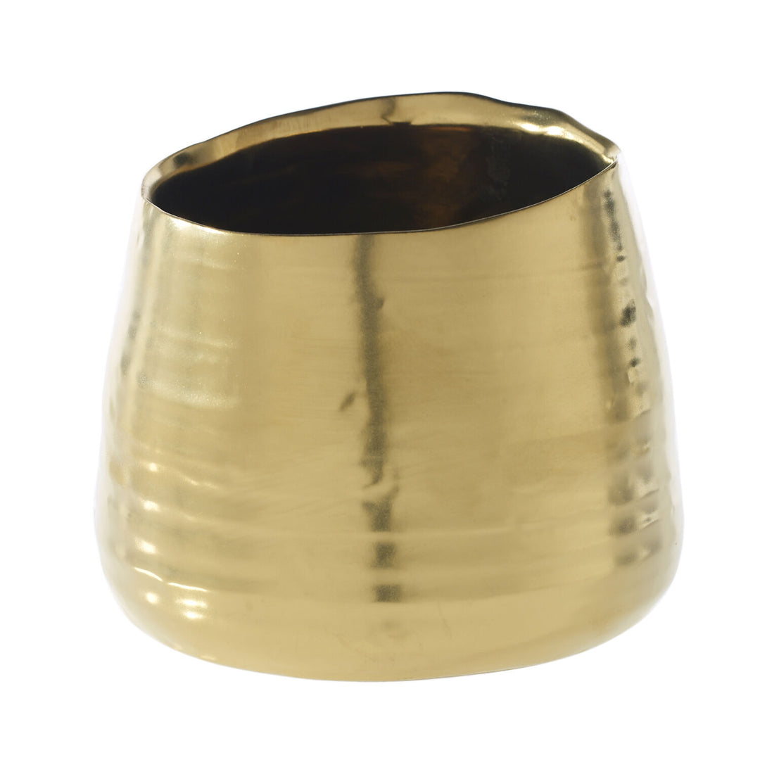 Tegan Pot 5.5" x 4.5" - Gold