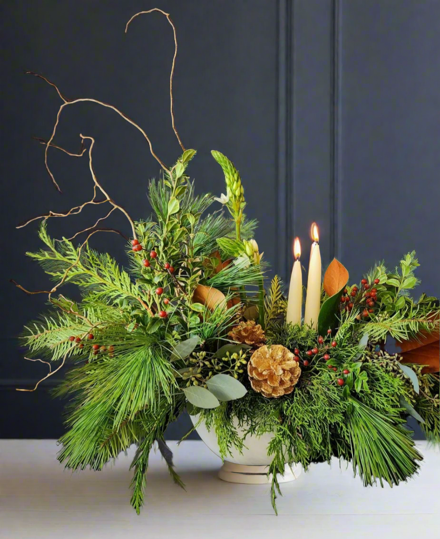 Yuletide Classic Arrangement - Grow & Bloom Co.