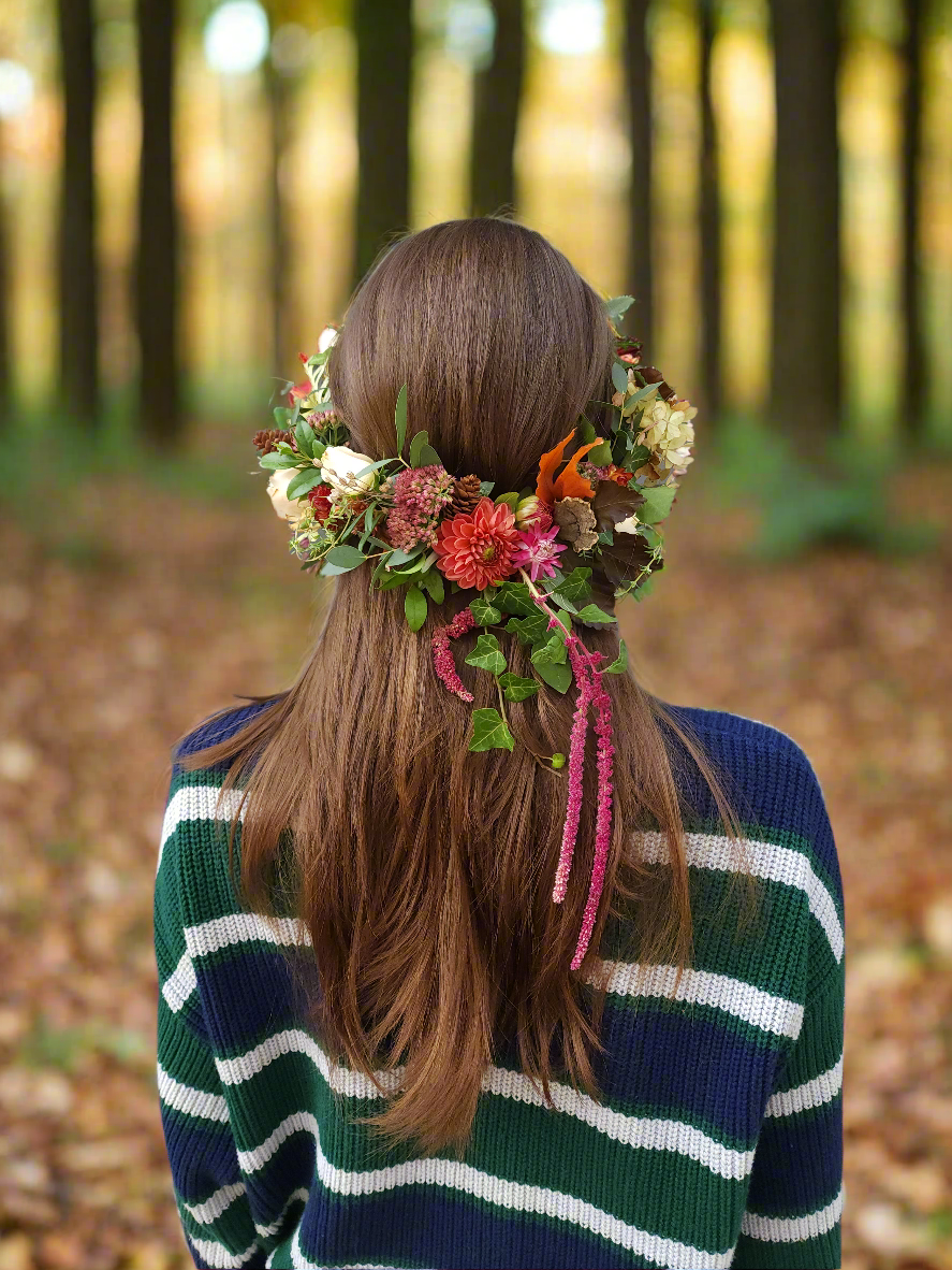 Floral Hair Crown - Full - Grow & Bloom Co.