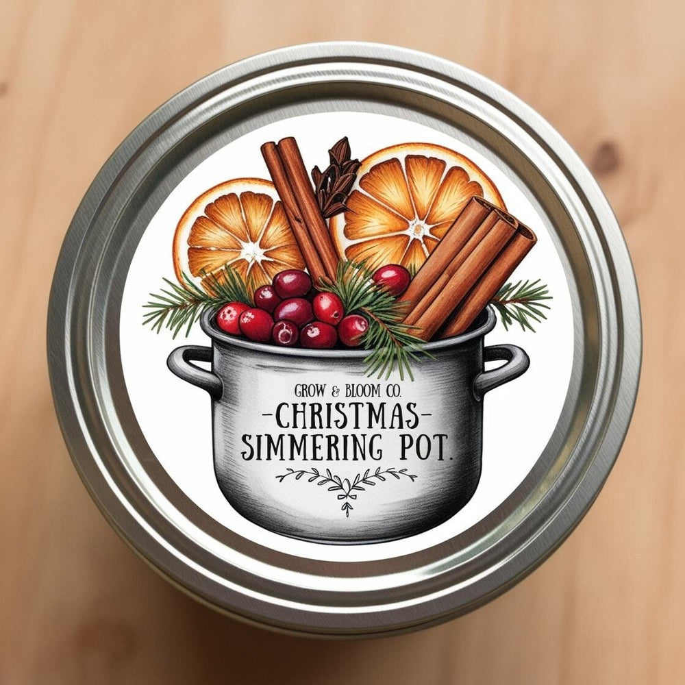 Christmas Simmering Jar - Grow & Bloom Co.