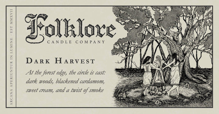 Dark Harvest Soy Candle by Folklore Candle Co - Grow & Bloom Co.