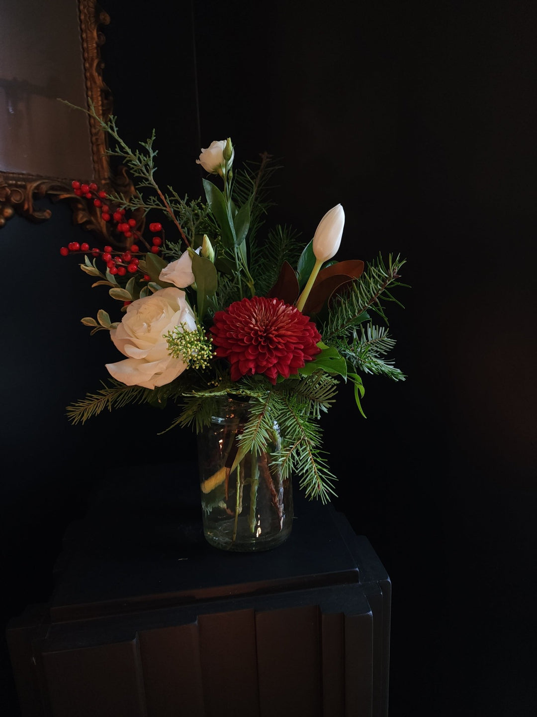 Festive Jar Arrangement - Grow & Bloom Co.