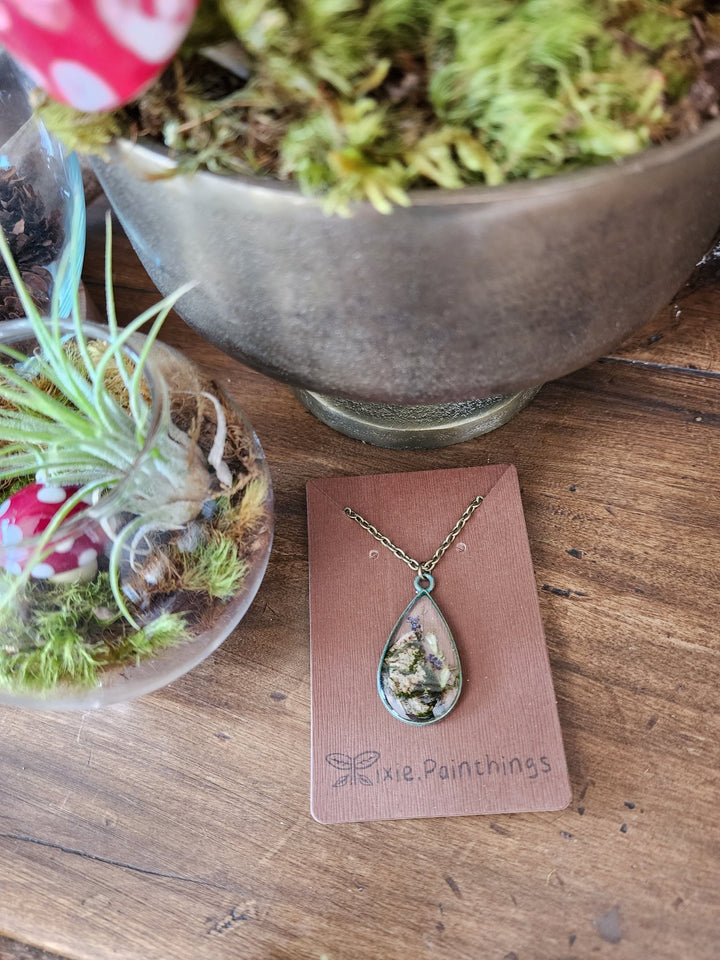 Foraged Botanical Necklace by Pixie Painthings - Grow & Bloom Co.