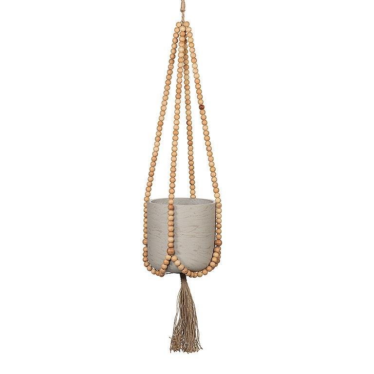 Round Bead Hanging Planter 28" L - Grow & Bloom Co.