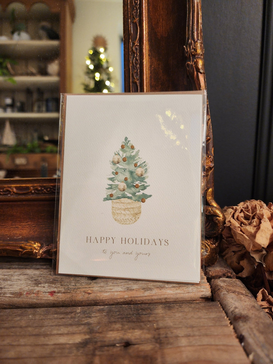 VDK Atelier Christmas Card Happy Holidays - Grow & Bloom Co.