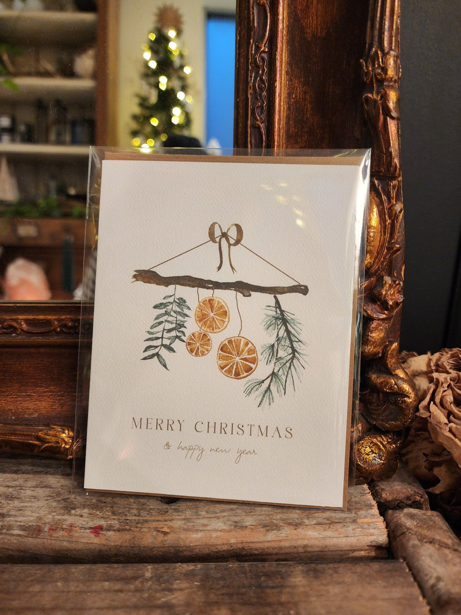 VDK Atelier Christmas Card Merry Christmas & Happy New Year - Grow & Bloom Co.