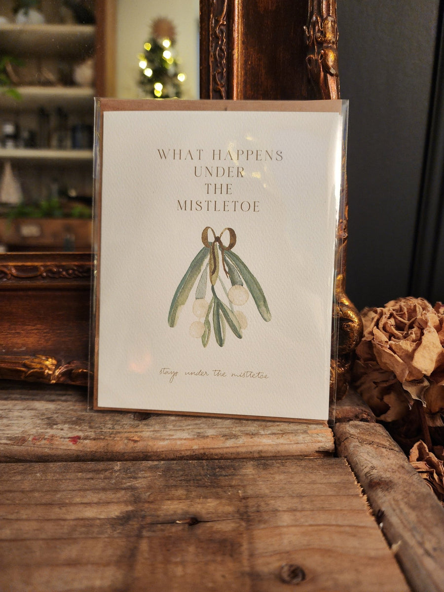 VDK Atelier Christmas Card Mistletoe - Grow & Bloom Co.