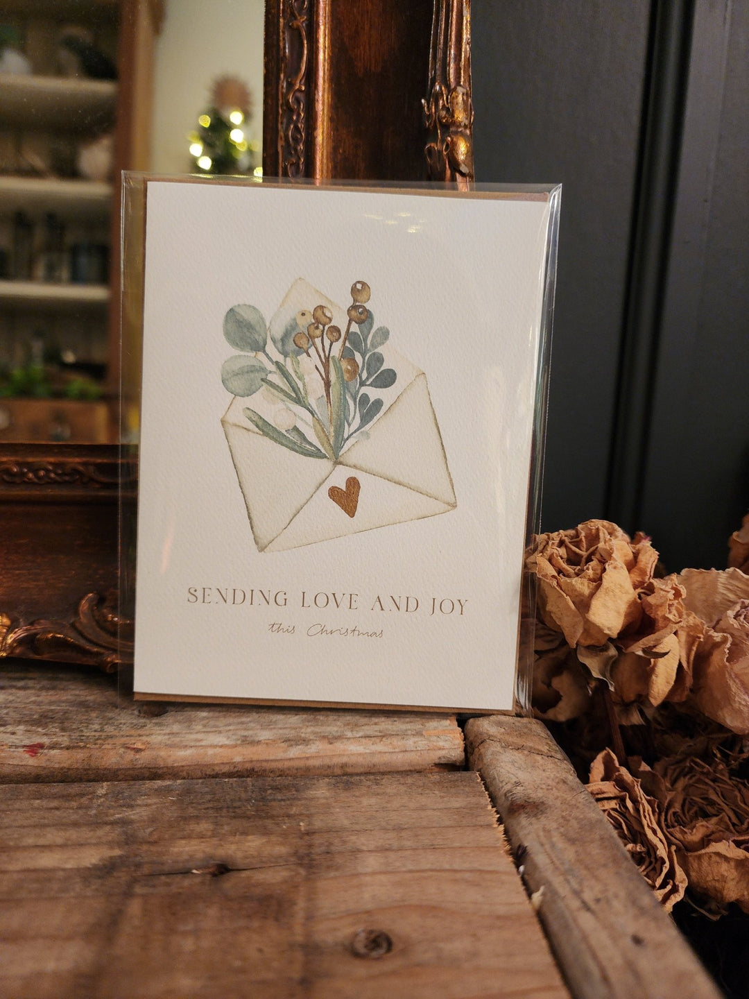 VDK Atelier Christmas Card Sending Love and Joy - Grow & Bloom Co.