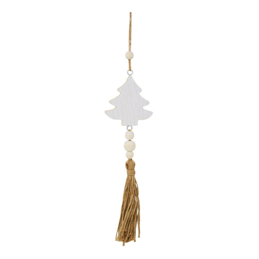 Wooden White Fir Tassel Ornament - Grow & Bloom Co.